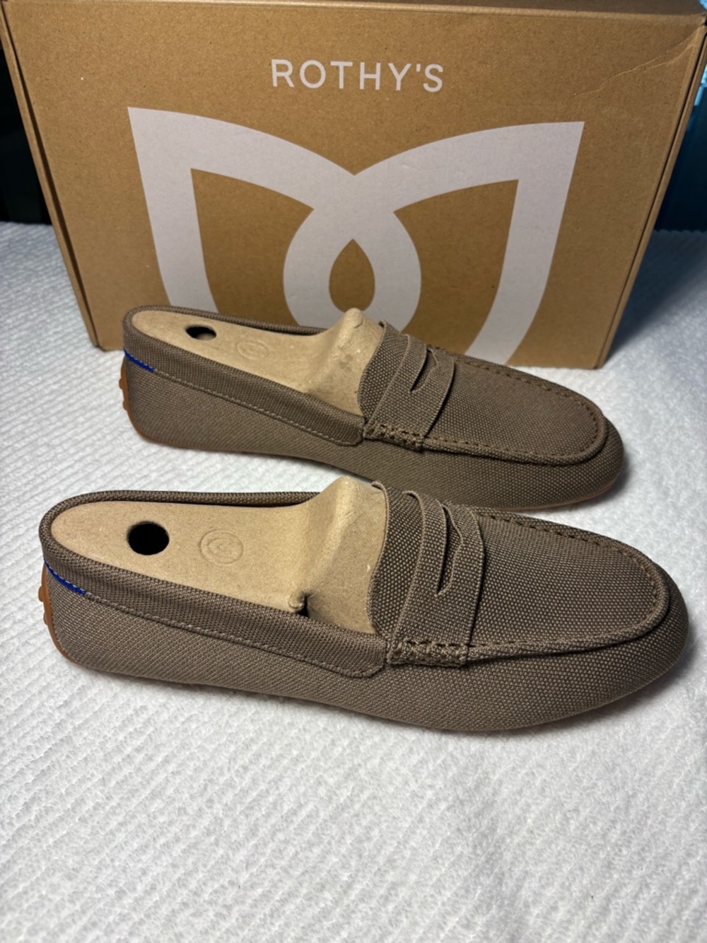 Rothy's Driver Loafers Portobello (taupe) - Picture 2 of 6